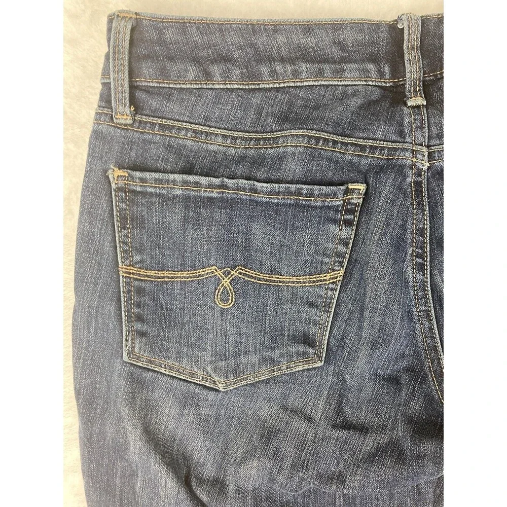 Lucky Brand Lolita Crop Low Rise Raw‎ Hem Jeans Womens Blue Size 29